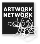 Artwork Network Logo: Square with Squiggle Going Outside the Box