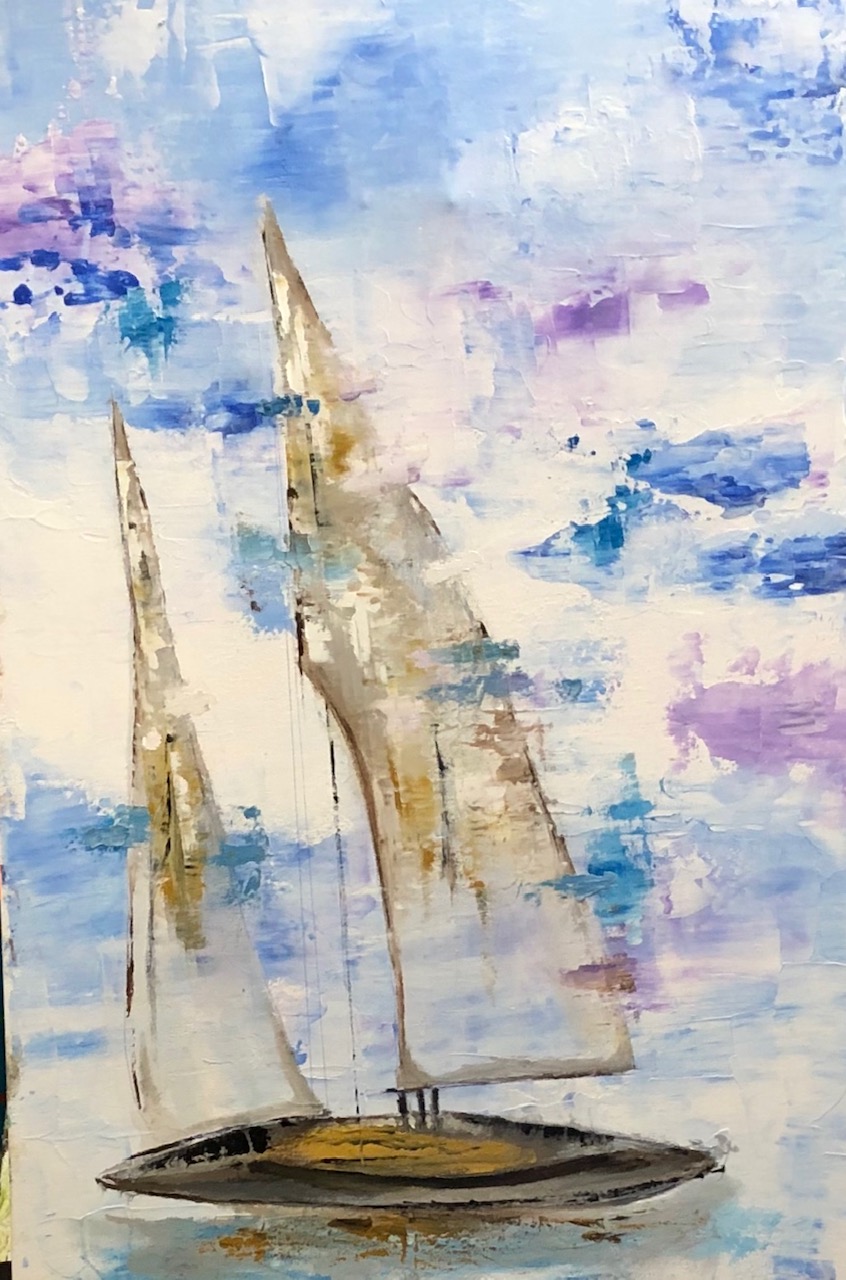 Double Sails by Patrick Irish | ArtworkNetwork.com