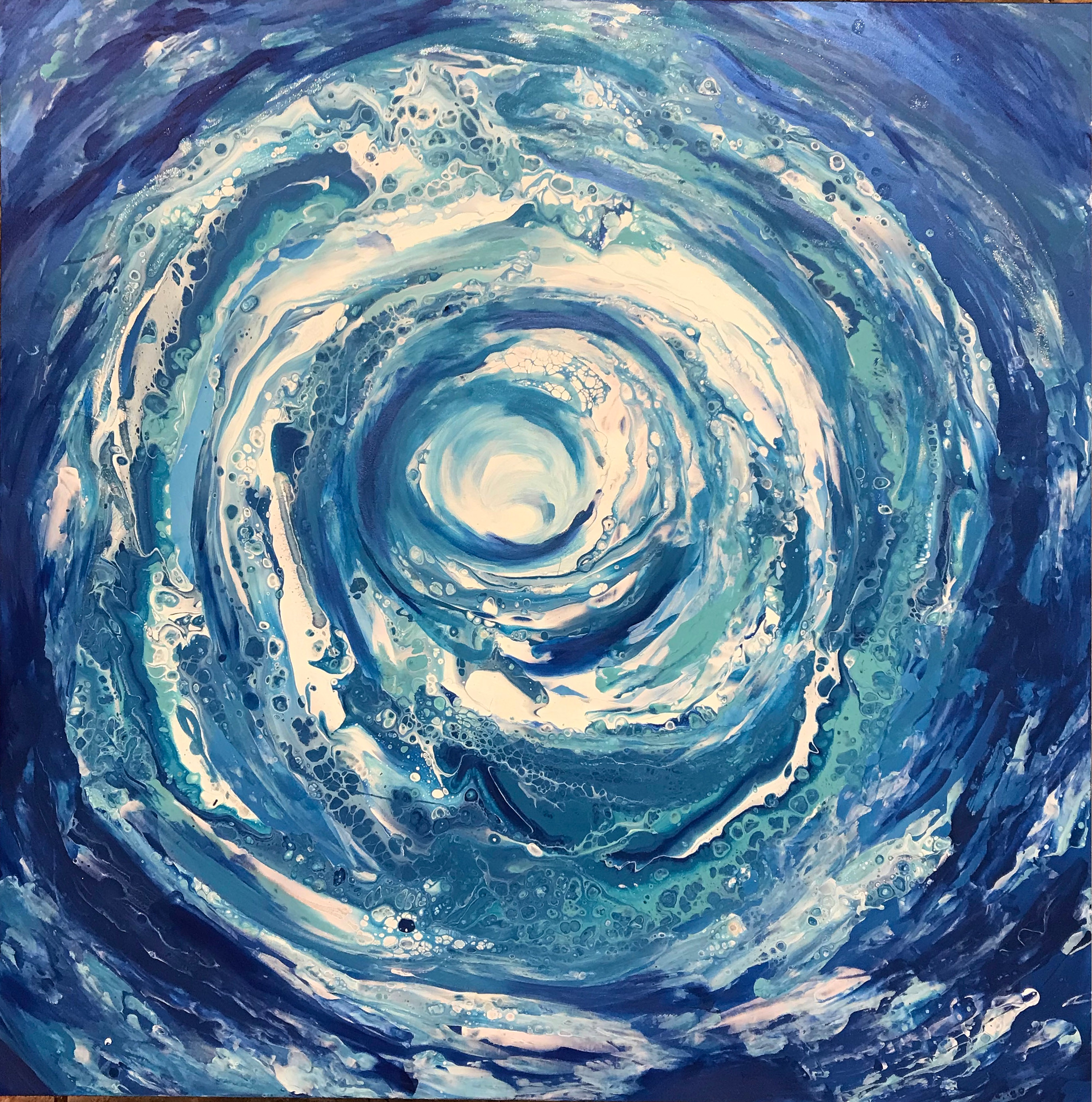 Blue Vortex by Amanda Stavast | ArtworkNetwork.com