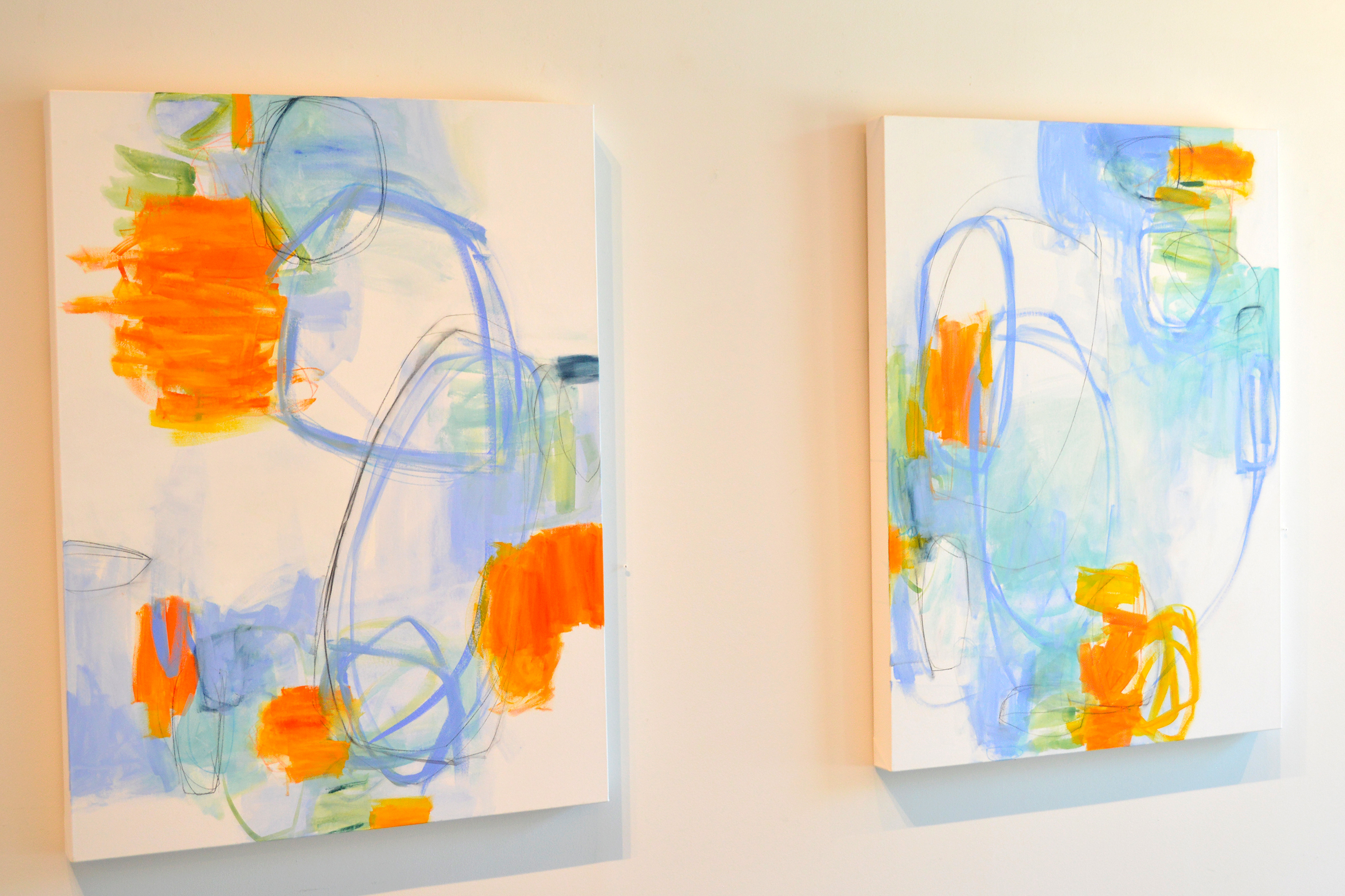 Antidote I & II (diptych) by Julia Rymer | ArtworkNetwork.com