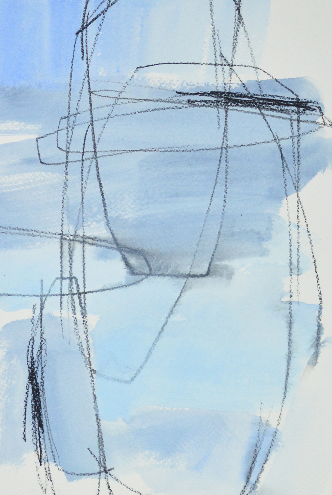 Ellipses: Pale Blue by Julia Rymer | ArtworkNetwork.com