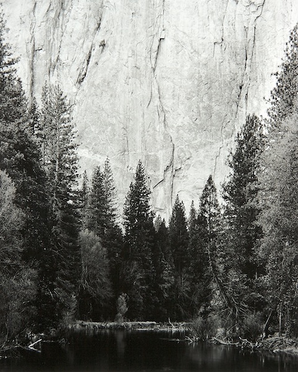 Merced River at Cathedral Spires by Bruce Zander | ArtworkNetwork.com