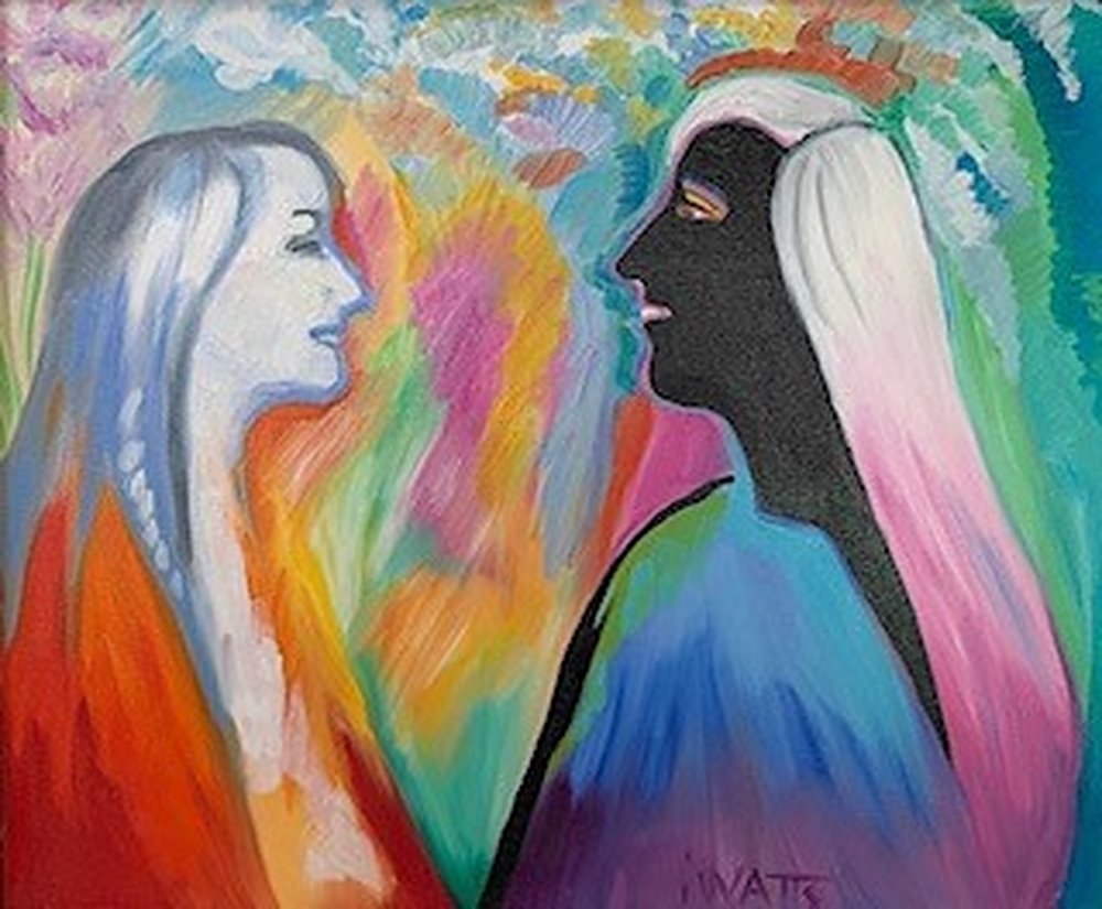 Talking To Myself by Irene Watts | ArtworkNetwork.com
