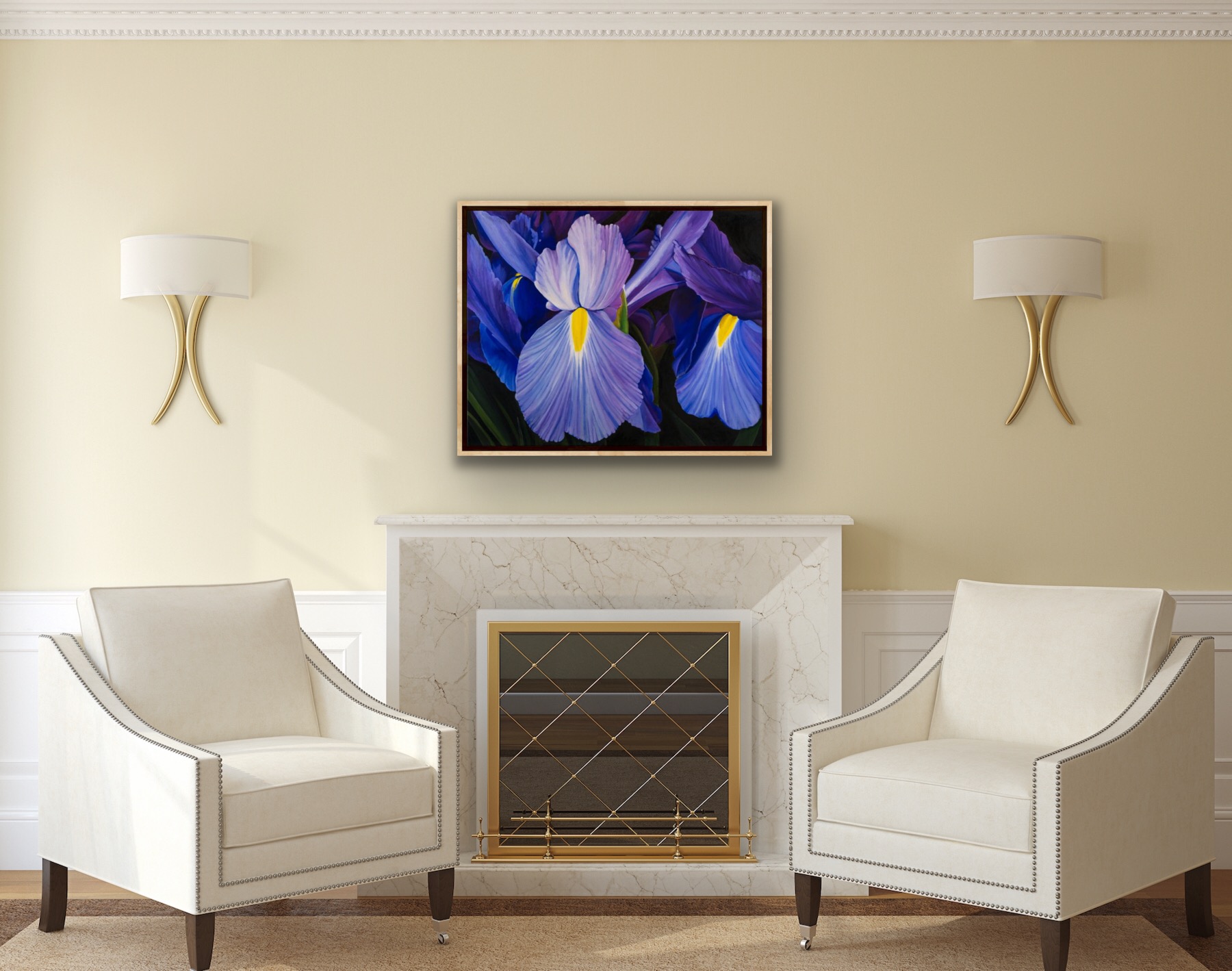 Dutch Irises by Amanda Stavast | ArtworkNetwork.com